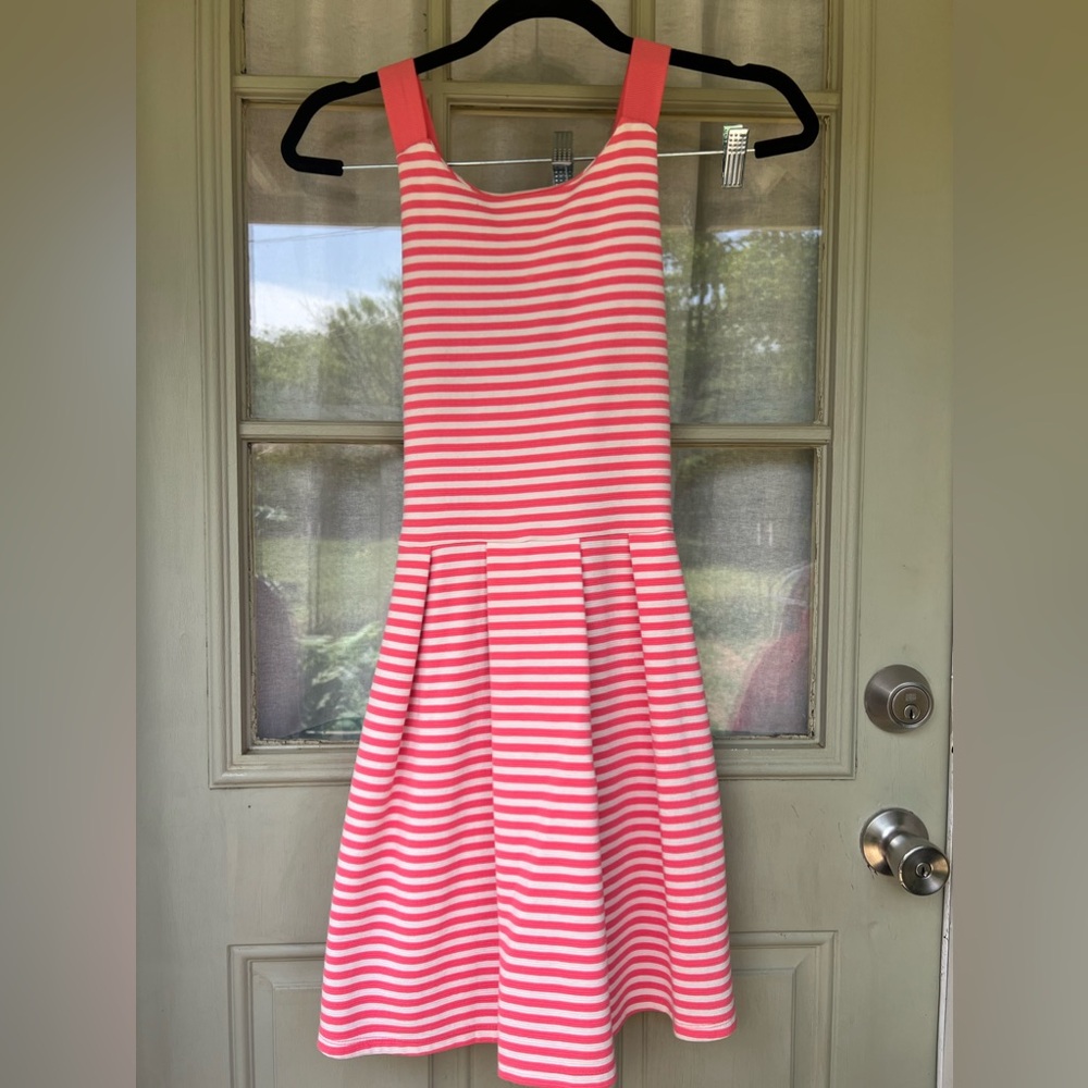 Pink stripe dress